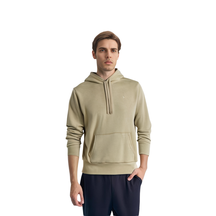 Polo Ralph Lauren Solid Pullover Hoodie Brown Men 710916690-010 圖 4