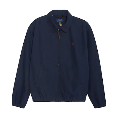 Polo Ralph Lauren Solid Quarter-Zip Jacket Blue Color. 710838873-005