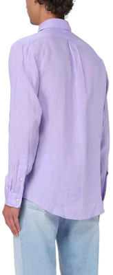 Polo Ralph Lauren 紫色长袖单排扣衬衫 710966294-014 Purchase Polo Ralph Lauren 紫色长袖单排扣衬衫 710966294-014