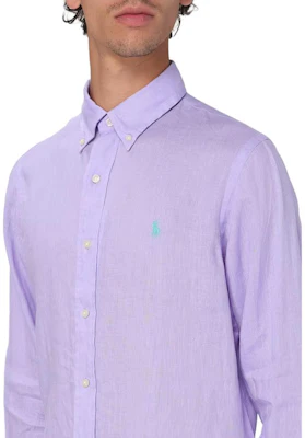 Polo Ralph Lauren 紫色长袖单排扣衬衫 710966294-014 Details for Polo Ralph Lauren 紫色长袖单排扣衬衫 710966294-014