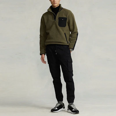 ポロラルフローレン メンズ ベルベット ハーフジップ ジャケット MNPOKNI16821858-300 Lookbook ポロラルフローレン メンズ ベルベット ハーフジップ ジャケット MNPOKNI16821858-300