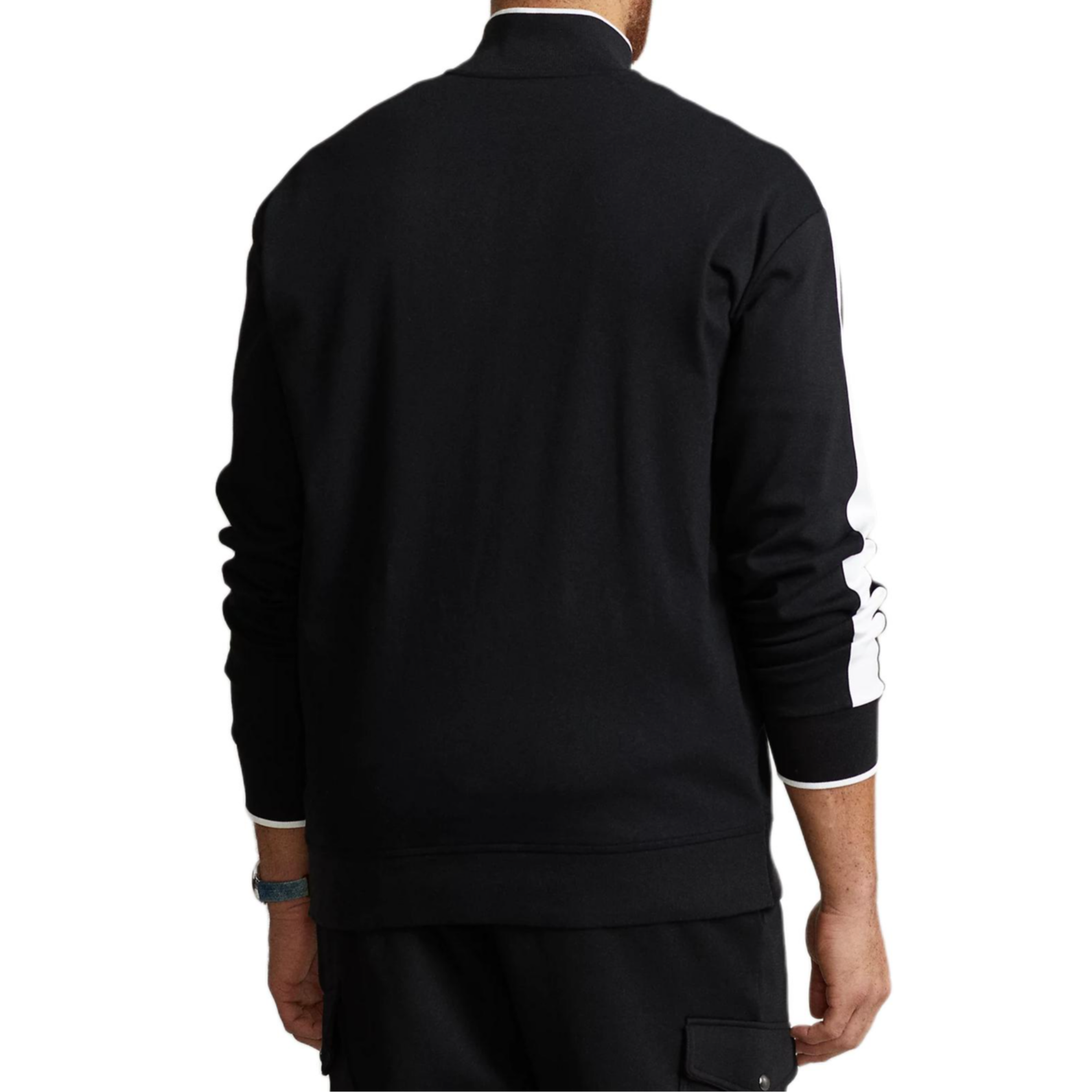 Shop Polo Ralph Lauren Jaket Lengan Panjang Berzip Warna Hitam 710743326-002