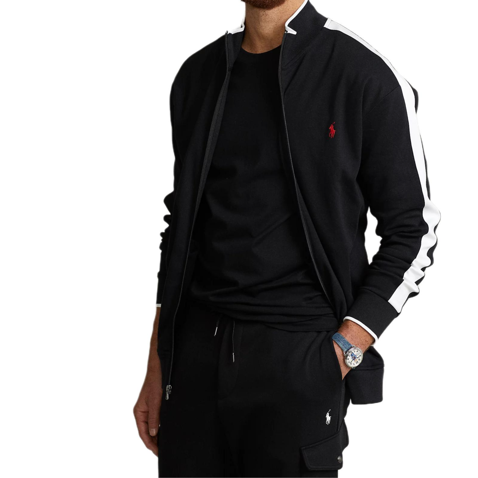 Purchase Polo Ralph Lauren Jaket Lengan Panjang Berzip Warna Hitam 710743326-002