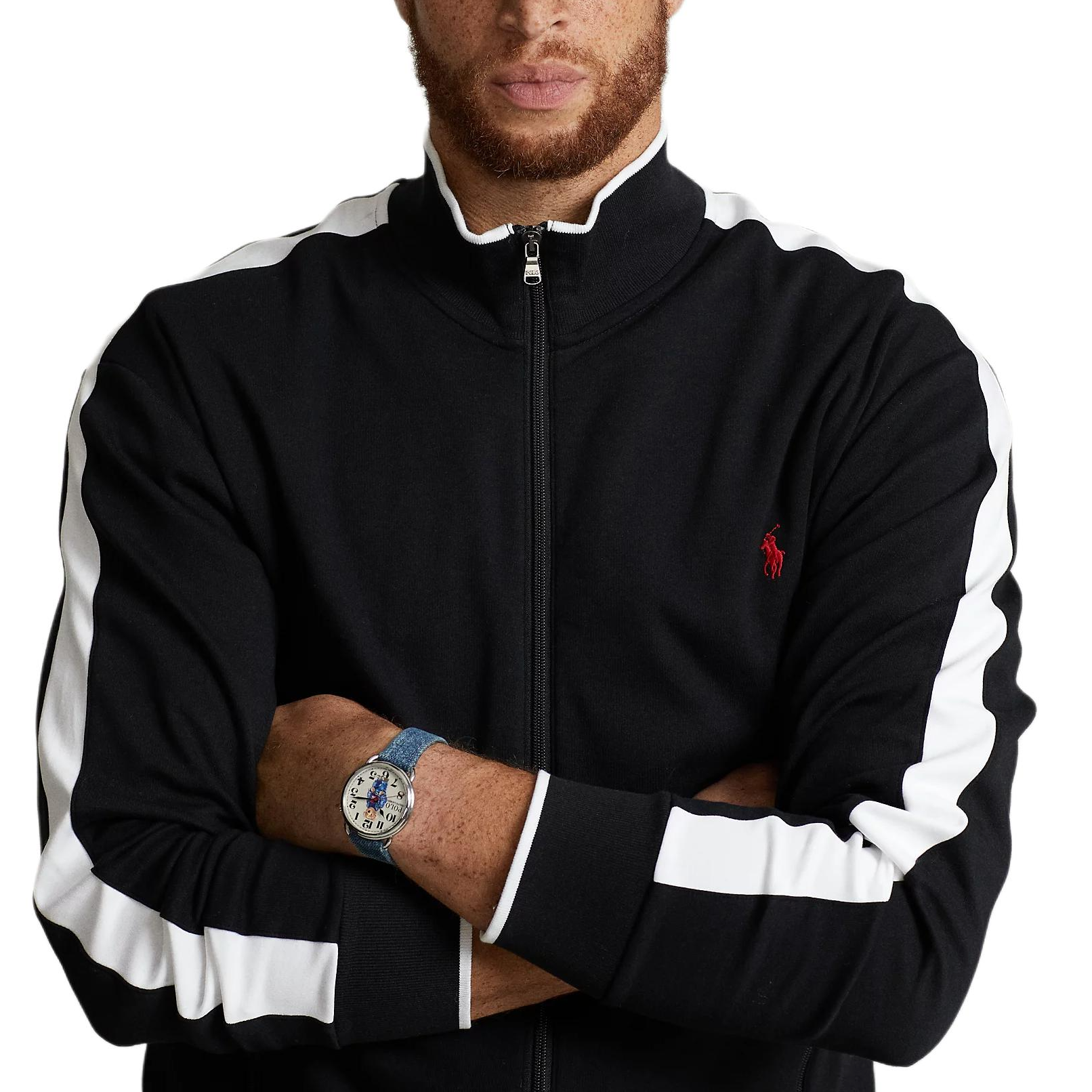 Details for Polo Ralph Lauren Jaket Lengan Panjang Berzip Warna Hitam 710743326-002