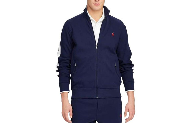 Polo Ralph Lauren Solid Zip Pocket Navy Blue Long Sleeve Jacket 710743326-004 圖 2