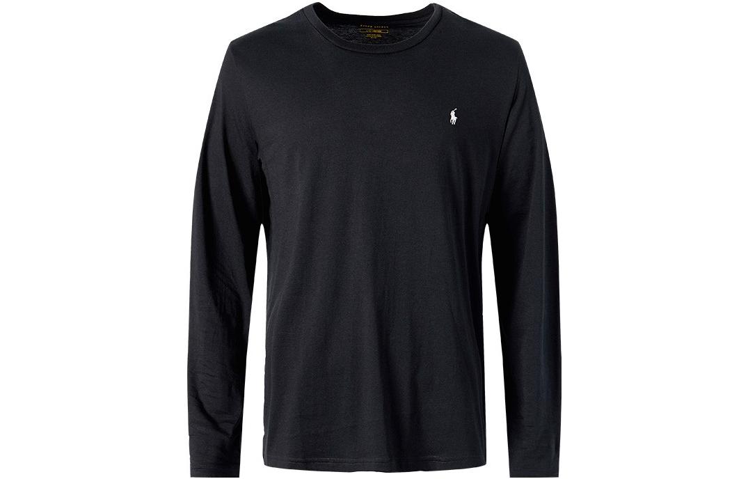 Order Polo Ralph Lauren SS22 黑色圓領T恤 經典刺繡標誌 714844759-001