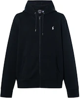 Polo Ralph Lauren SS22 Black Embroidered Logo Zip-Up Hoodie Jacket. 710652313-001 Polo Ralph Lauren SS22 Black Embroidered Logo Zip-Up Hoodie Jacket. 710652313-001