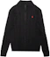 Order Polo Ralph Lauren SS22 黑色刺绣标志针织拉链开衫毛衣。 MNPOSWE16820773