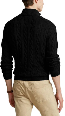 Polo Ralph Lauren SS22 黑色刺绣标志针织拉链开衫毛衣。 MNPOSWE16820773 Purchase Polo Ralph Lauren SS22 黑色刺绣标志针织拉链开衫毛衣。 MNPOSWE16820773