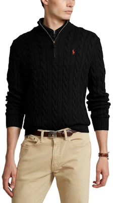 Polo Ralph Lauren SS22 黑色刺绣标志针织拉链开衫毛衣。 MNPOSWE16820773 Details for Polo Ralph Lauren SS22 黑色刺绣标志针织拉链开衫毛衣。 MNPOSWE16820773