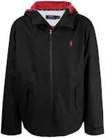 Polo Ralph Lauren SS22 Black Waterproof Hooded Zip Jacket. 710861091001BLACK Polo Ralph Lauren SS22 Black Waterproof Hooded Zip Jacket. 710861091001BLACK