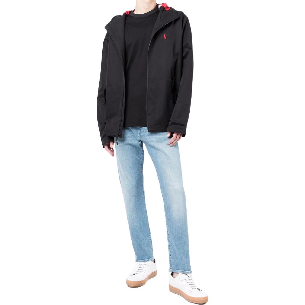 Polo Ralph Lauren SS22  Black Waterproof Hooded Zip Jacket. 710861091001BLACK 圖 3