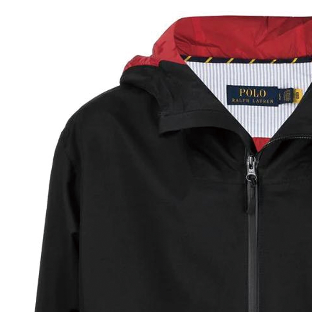 Polo Ralph Lauren SS22  Black Waterproof Hooded Zip Jacket. 710861091001BLACK 圖 7
