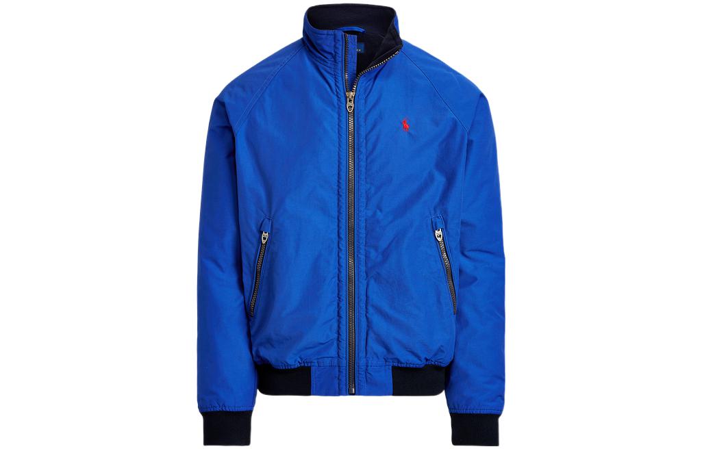 Polo Ralph Lauren SS22  Blue Fleece Zip-Up Jacket with Stand Collar. MNPOOTW16020757 圖 2