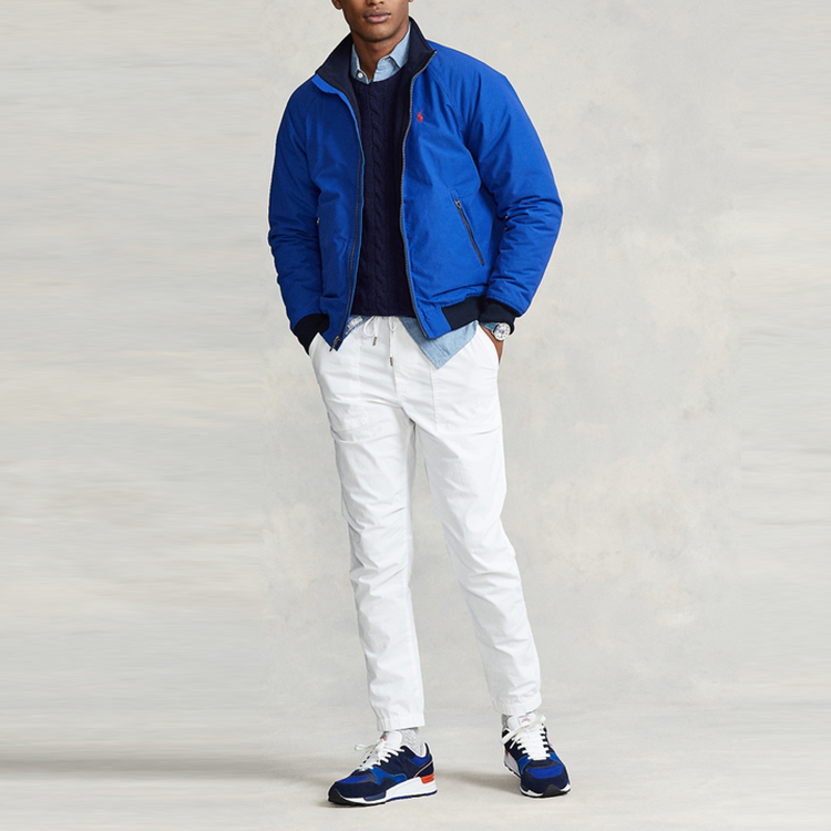 Polo Ralph Lauren SS22  Blue Fleece Zip-Up Jacket with Stand Collar. MNPOOTW16020757 圖 3