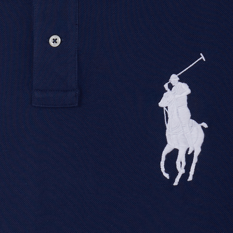 Purchase Polo Ralph Lauren SS22 Camisa Polo de Algodón Logo Bordado Azul Marino. 710697457-006