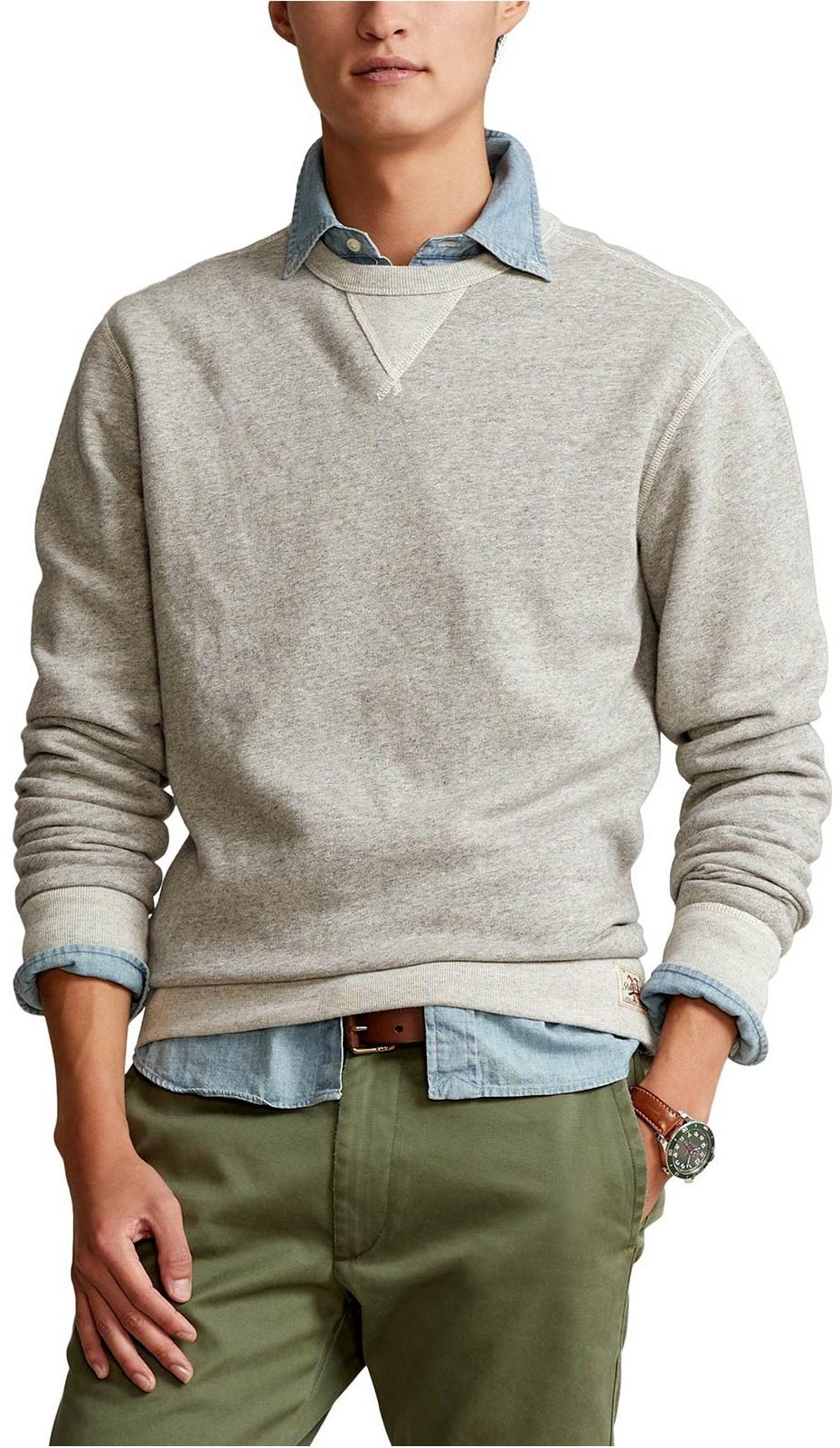 polo-ralph-lauren-ss-22-grey-solid-color-long-sleeve-sweatshirt-710850864002