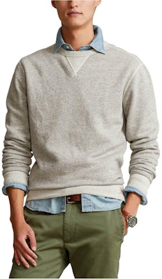 Polo Ralph Lauren SS22 Abu-Abu Sweater Lengan Panjang Warna Solid. 710850864002 Order Polo Ralph Lauren SS22 Abu-Abu Sweater Lengan Panjang Warna Solid. 710850864002