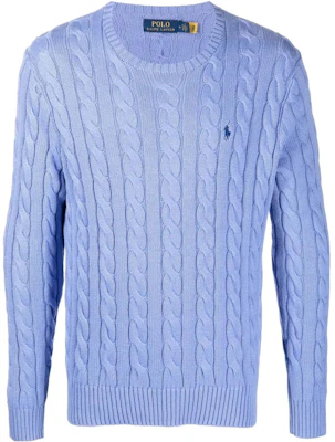 Polo Ralph Lauren SS22 Light Blue Embroidered Logo Crewneck Sweater. 710775885-043 Buy Polo Ralph Lauren SS22 Light Blue Embroidered Logo Crewneck Sweater. 710775885-043