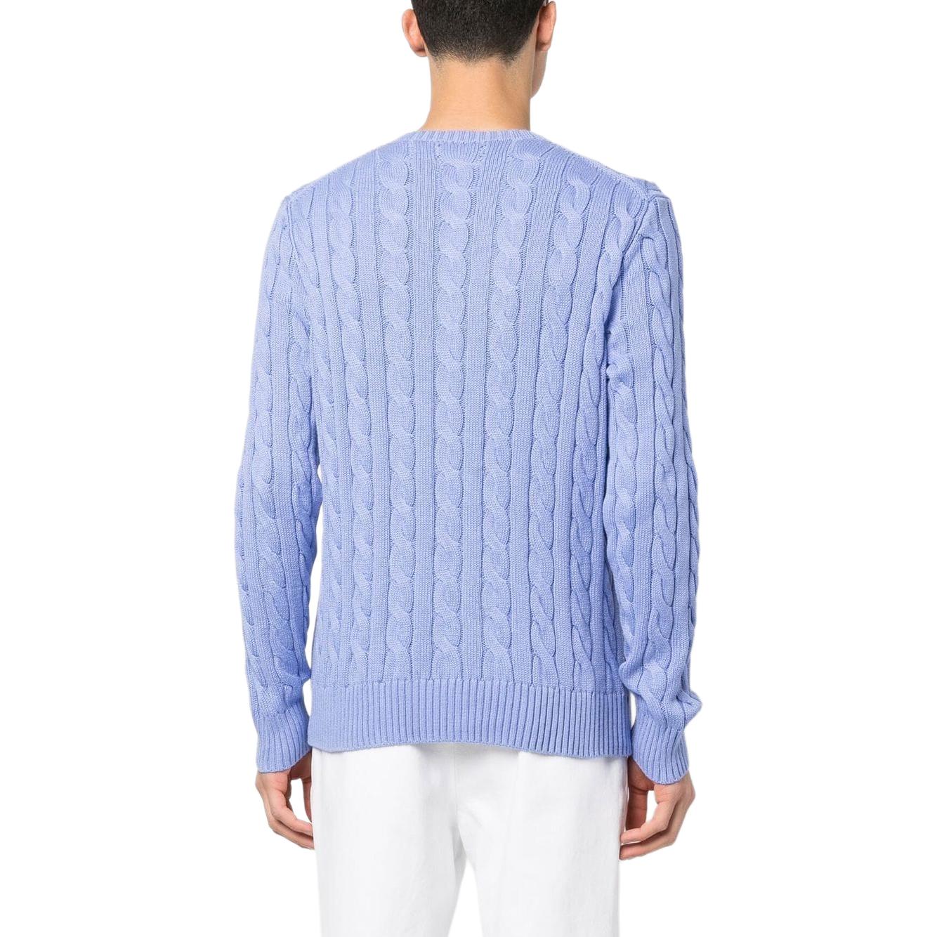 Polo Ralph Lauren SS22  Light Blue Embroidered Logo Crewneck Sweater. 710775885-043 圖 4