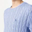 Details for Polo Ralph Lauren SS22 Light Blue Embroidered Logo Crewneck Sweater. 710775885-043