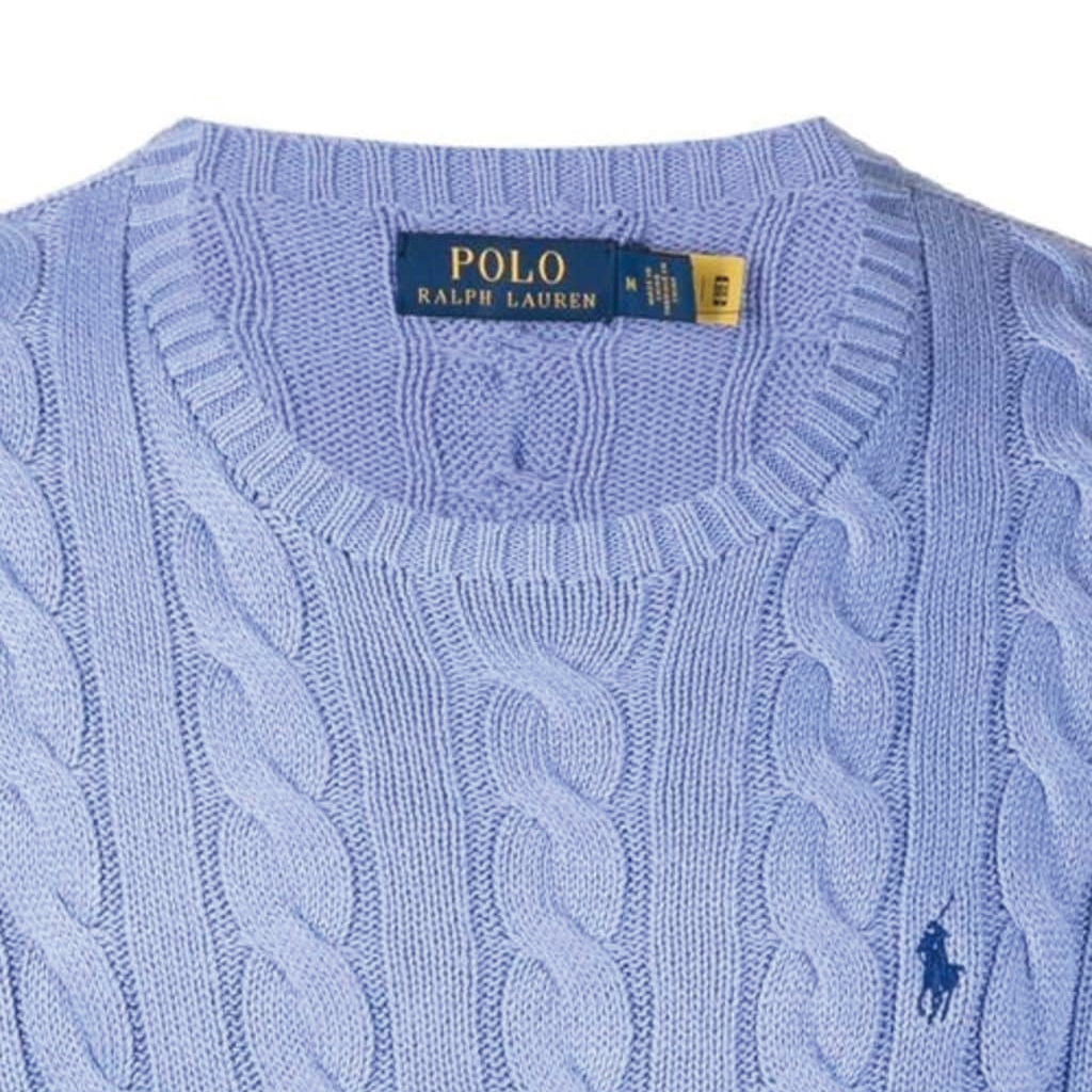 Polo Ralph Lauren SS22  Light Blue Embroidered Logo Crewneck Sweater. 710775885-043 圖 7