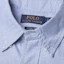 Sizing Polo Ralph Lauren SS22 Light Blue Long Sleeve Shirt with Embroidered Logo. 710615870-002