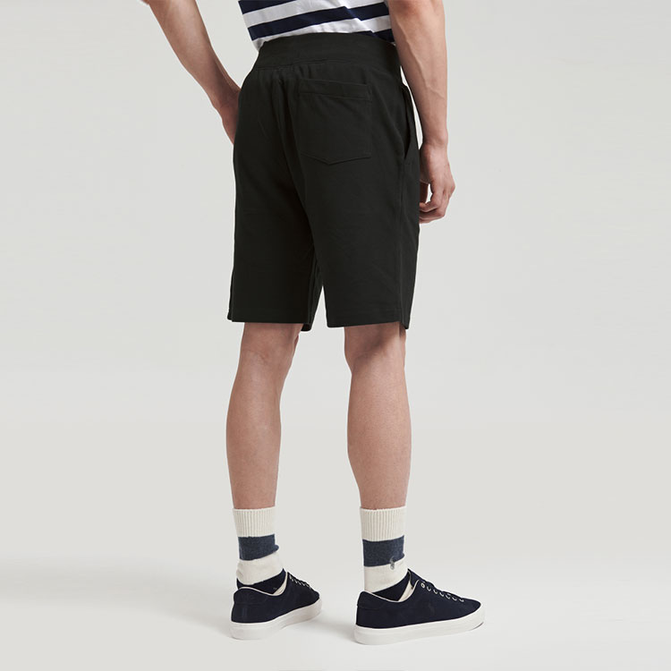 Shop Polo Ralph Lauren SS22 黑色网布抽绳短裤 带刺绣标志款式短裤 MNPOSHO17620071