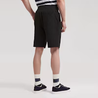 Shop Polo Ralph Lauren SS22 黑色網眼抽繩短褲 刺繡Logo款式。 MNPOSHO17620071