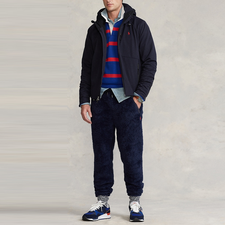 Polo Ralph Lauren SS22  Navy Blue Solid Zip-Up Hoodie Jacket. 16020706-410 圖 3