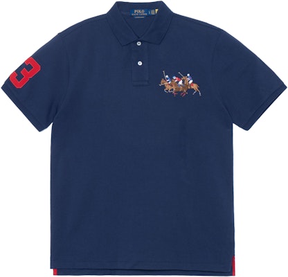 Polo Ralph Lauren SS22 Navy Blue Three Pony Logo Short Sleeve Polo Shirt MNPOKNI1N821007-410 Buy Polo Ralph Lauren SS22 Navy Blue Three Pony Logo Short Sleeve Polo Shirt MNPOKNI1N821007-410