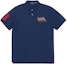 Order Polo Ralph Lauren SS22 Navy Blue Three Pony Logo Short Sleeve Polo Shirt MNPOKNI1N821007-410