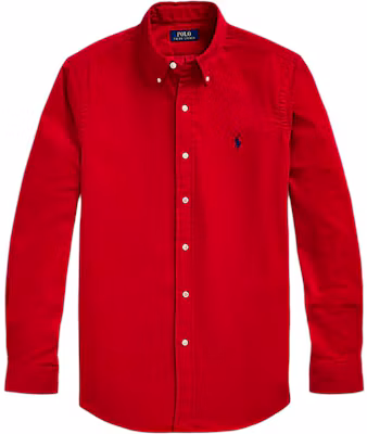 Polo Ralph Lauren SS22 紅色長袖單排扣襯衫 710811684001 Buy Polo Ralph Lauren SS22 紅色長袖單排扣襯衫 710811684001