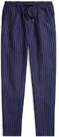 Order Polo Ralph Lauren SS22 Slim Fit Pantalones Casuales Rayados Azul Marino MNPOPNT14G20357-410