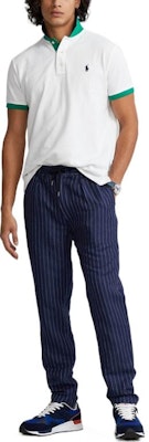 Polo Ralph Lauren SS22 Slim Fit Seluar Jalur Kasual Navy Blue MNPOPNT14G20357-410 Lookbook Polo Ralph Lauren SS22 Slim Fit Seluar Jalur Kasual Navy Blue MNPOPNT14G20357-410