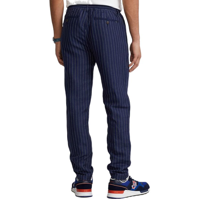 Purchase Polo Ralph Lauren SS22 Slim Fit Seluar Jalur Kasual Navy Blue MNPOPNT14G20357-410