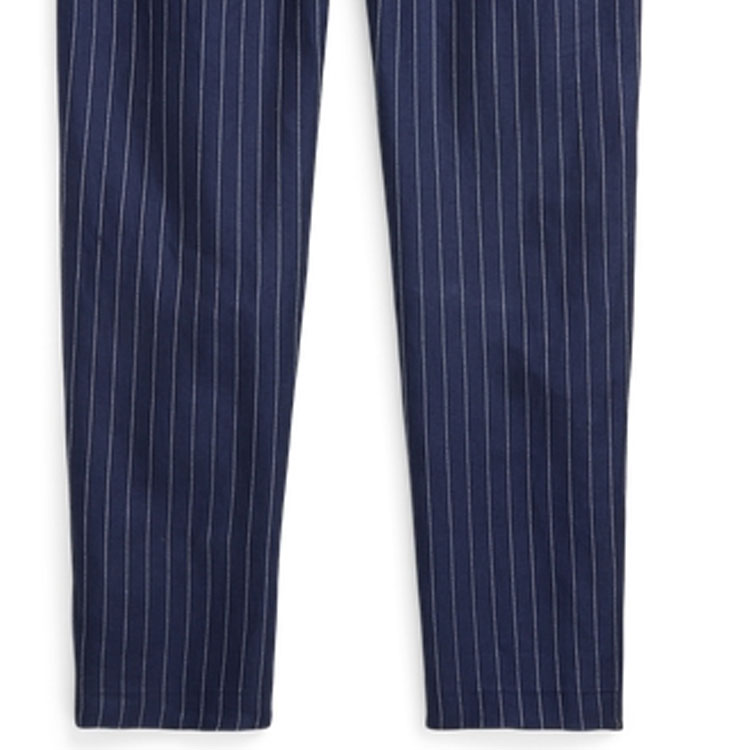 Cheap Polo Ralph Lauren SS22 Slim Fit Seluar Jalur Kasual Navy Blue MNPOPNT14G20357-410