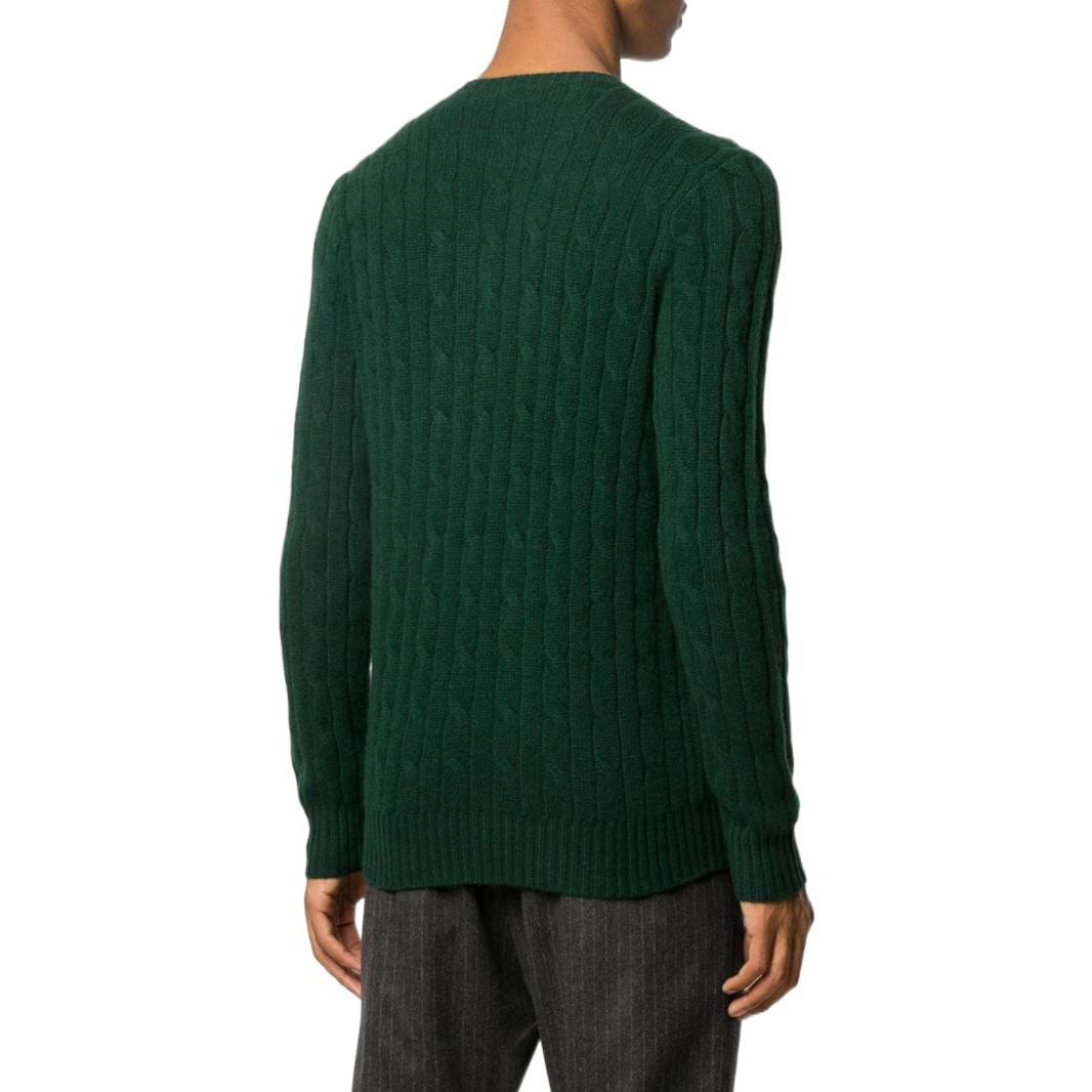 Polo Ralph Lauren SS22  Solid Cable Knit Sweater Green 710775749-019 圖 4