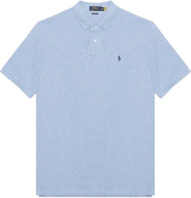 Polo Ralph Lauren SS22 Solid Logo Embroidered Cotton Polo Shirt Light Blue 710666997-007 Buy Polo Ralph Lauren SS22 Solid Logo Embroidered Cotton Polo Shirt Light Blue 710666997-007