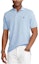 Order Polo Ralph Lauren SS22 Solid Logo Embroidered Cotton Polo Shirt Light Blue 710666997-007