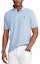 Lookbook Polo Ralph Lauren SS22 Solid Logo Embroidered Cotton Polo Shirt Light Blue 710666997-007
