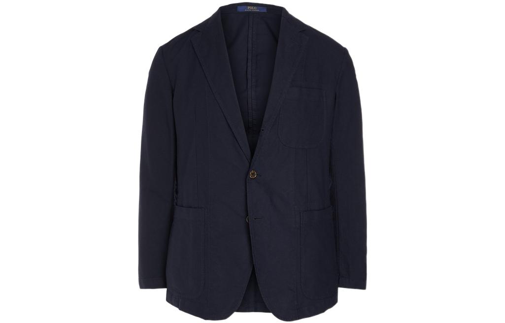 Polo Ralph Lauren SS22  Solid Navy Blue Long Sleeve Blazer. MNPOSPC27620255