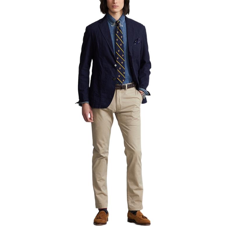 Lookbook Polo Ralph Lauren SS22 海軍藍色長袖西裝外套. MNPOSPC27620255