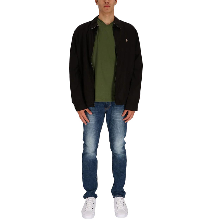 Polo Ralph Lauren SS22  Solid Zip-Up Windbreaker Jacket Black 710548506-003 圖 4