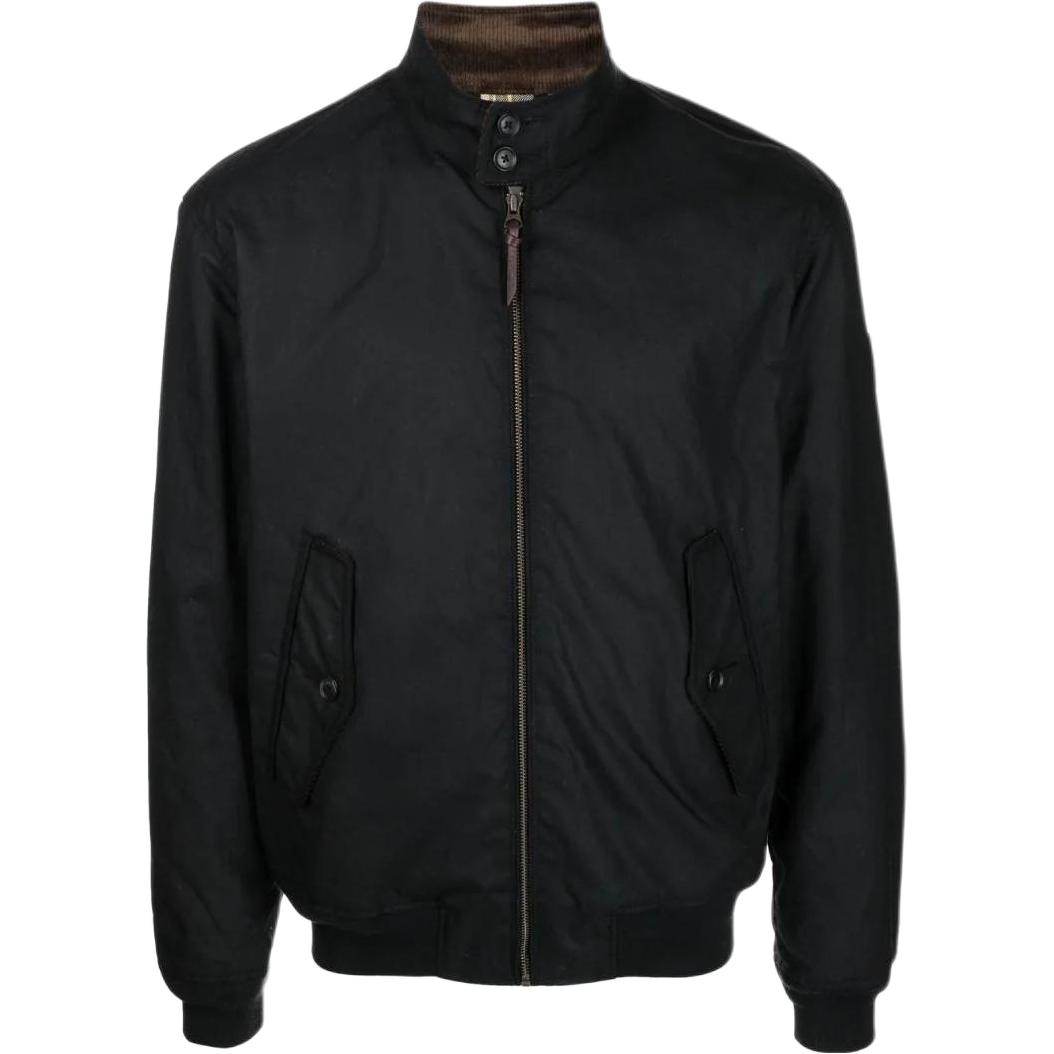 Polo Ralph Lauren SS22 Baracuda Zip-Up Windbreaker Jacket  Black 710856258001BLACK