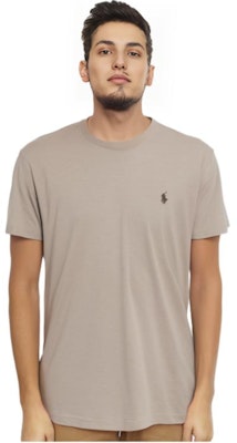 Polo Ralph Lauren SS22 米色圓領短袖T恤。 710671438-203 Shop Polo Ralph Lauren SS22 米色圓領短袖T恤。 710671438-203