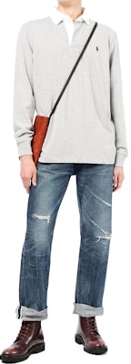 Polo Ralph Lauren SS22 Classic Fit Lengan Panjang Abu-Abu Pria dengan Logo Bordir 710717115-019 Lookbook Polo Ralph Lauren SS22 Classic Fit Lengan Panjang Abu-Abu Pria dengan Logo Bordir 710717115-019