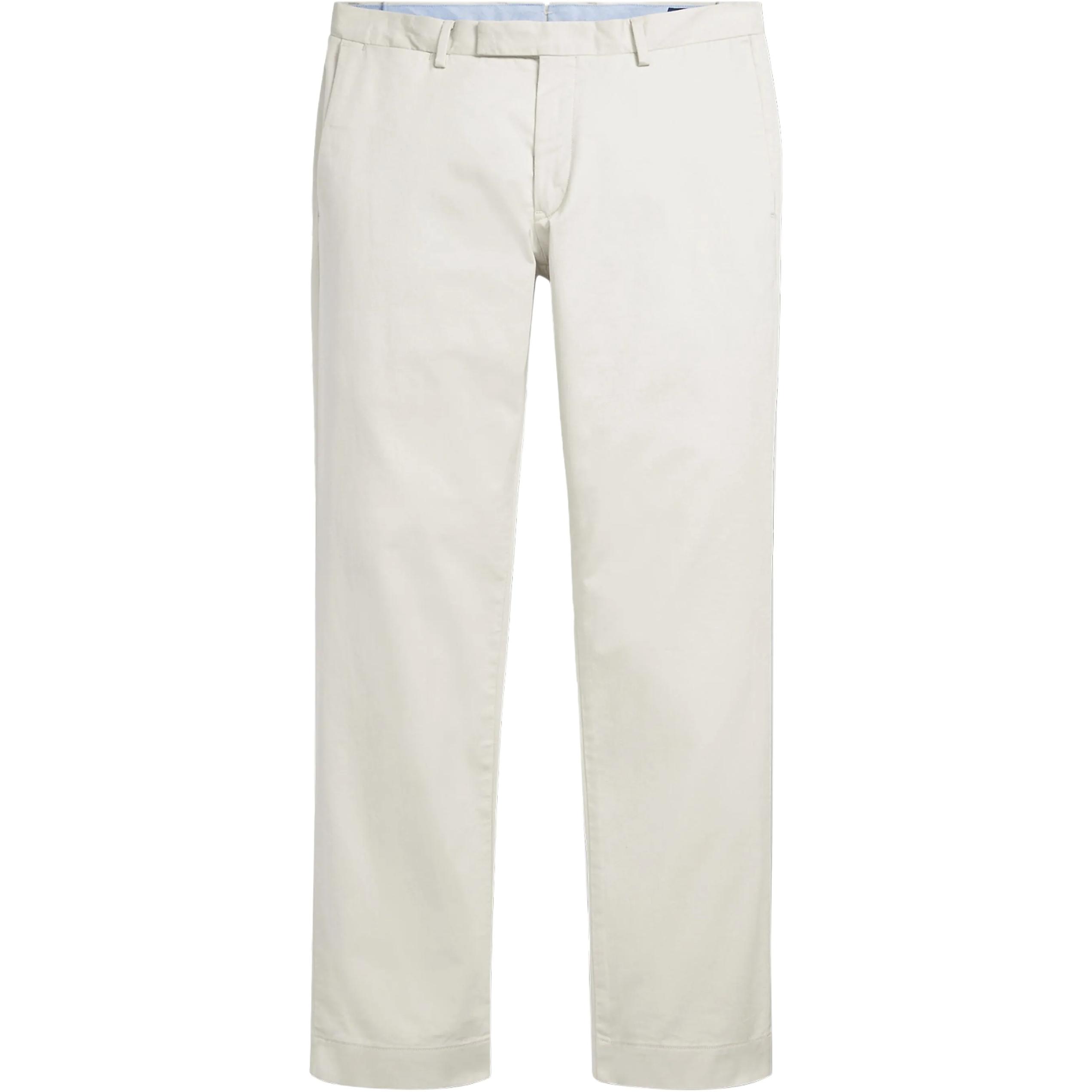 Polo Ralph Lauren SS22 Classic Straight White Casual Pants for Men. 710644988-012