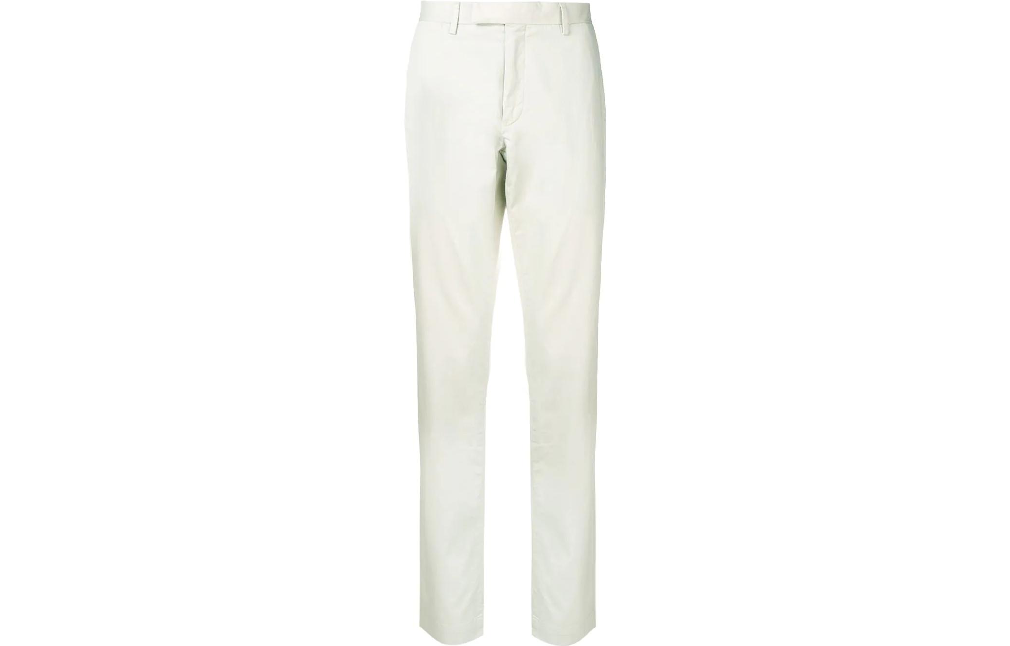 Order Polo Ralph Lauren SS22 Celana Panjang Putih Pria Classic Straight Casual. 710644988-012