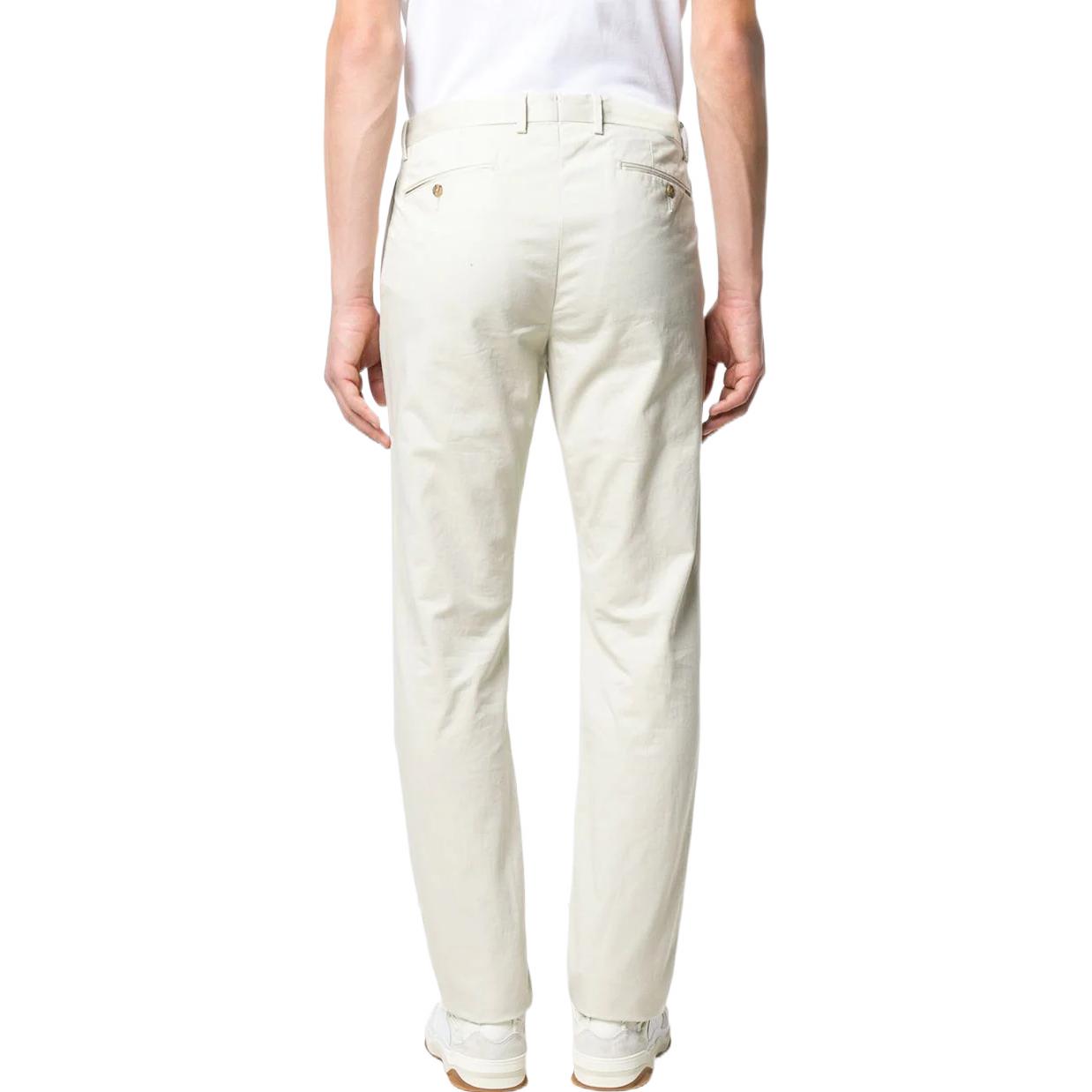 Shop Polo Ralph Lauren SS22 Celana Panjang Putih Pria Classic Straight Casual. 710644988-012